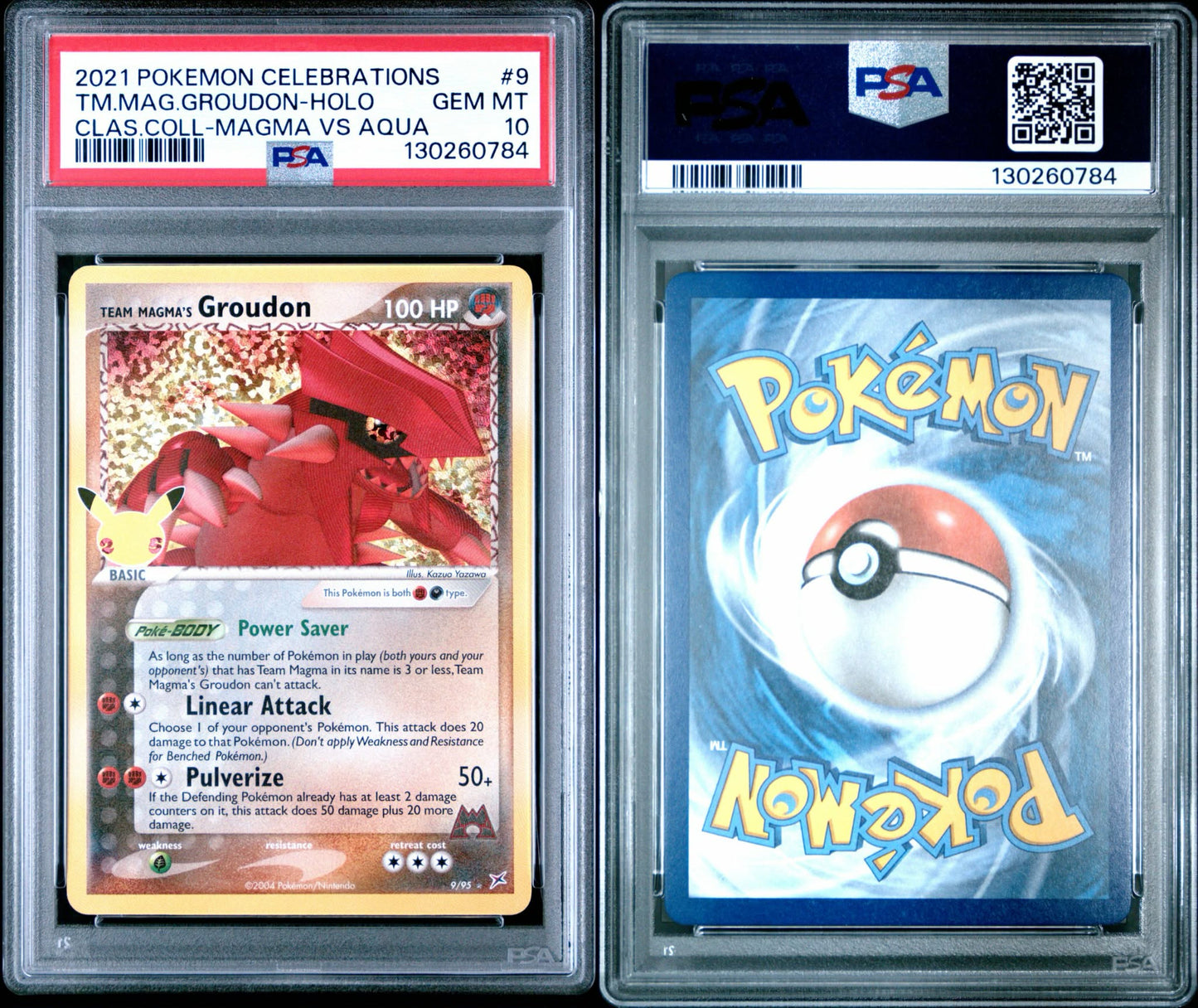 TM.MAG.GROUDON-HOLO PSA10