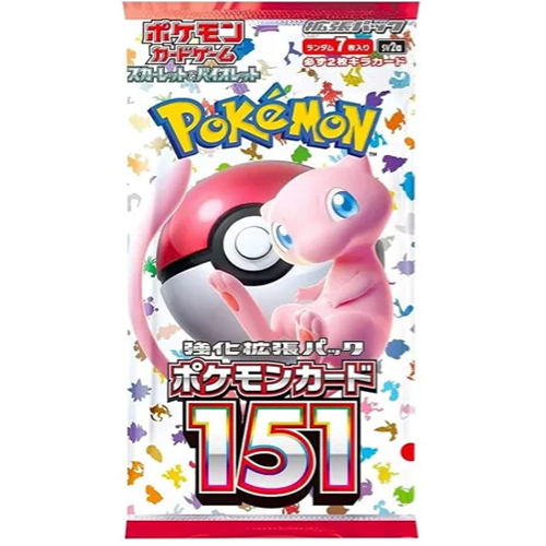 151 Pokemon Japanese Booster Pack