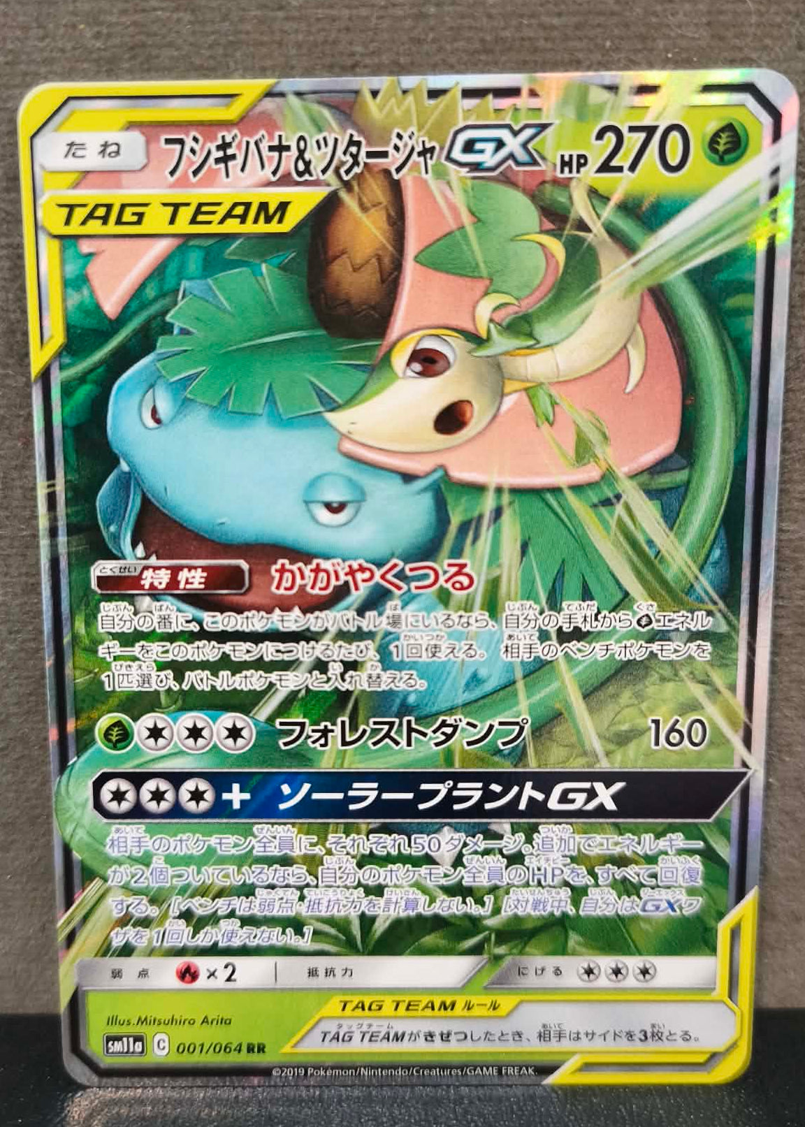 Venusaur & Snivy GX JP #1