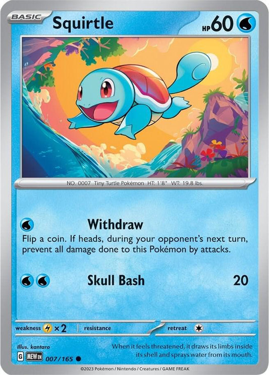 Squirtle - 007/165 - SV: Scarlet & Violet 151