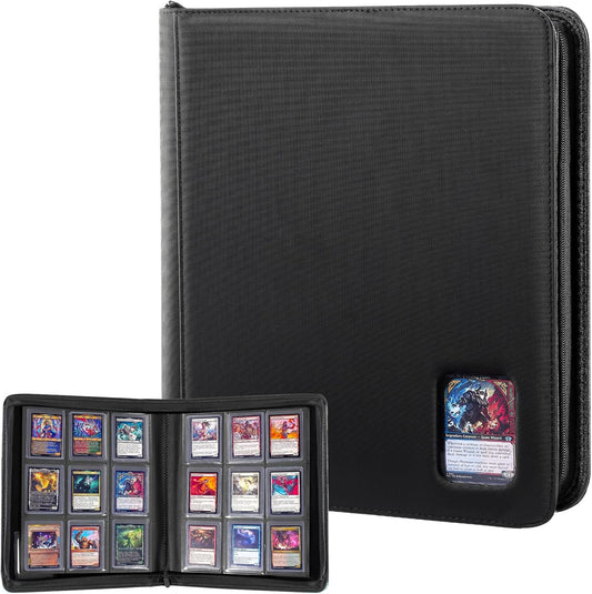 ProCase Toploader Binder for Cards, Holds 324 Toploaders, 36 Pages with 9 Pockets per Page, Top Loader Storage for Trading Cards