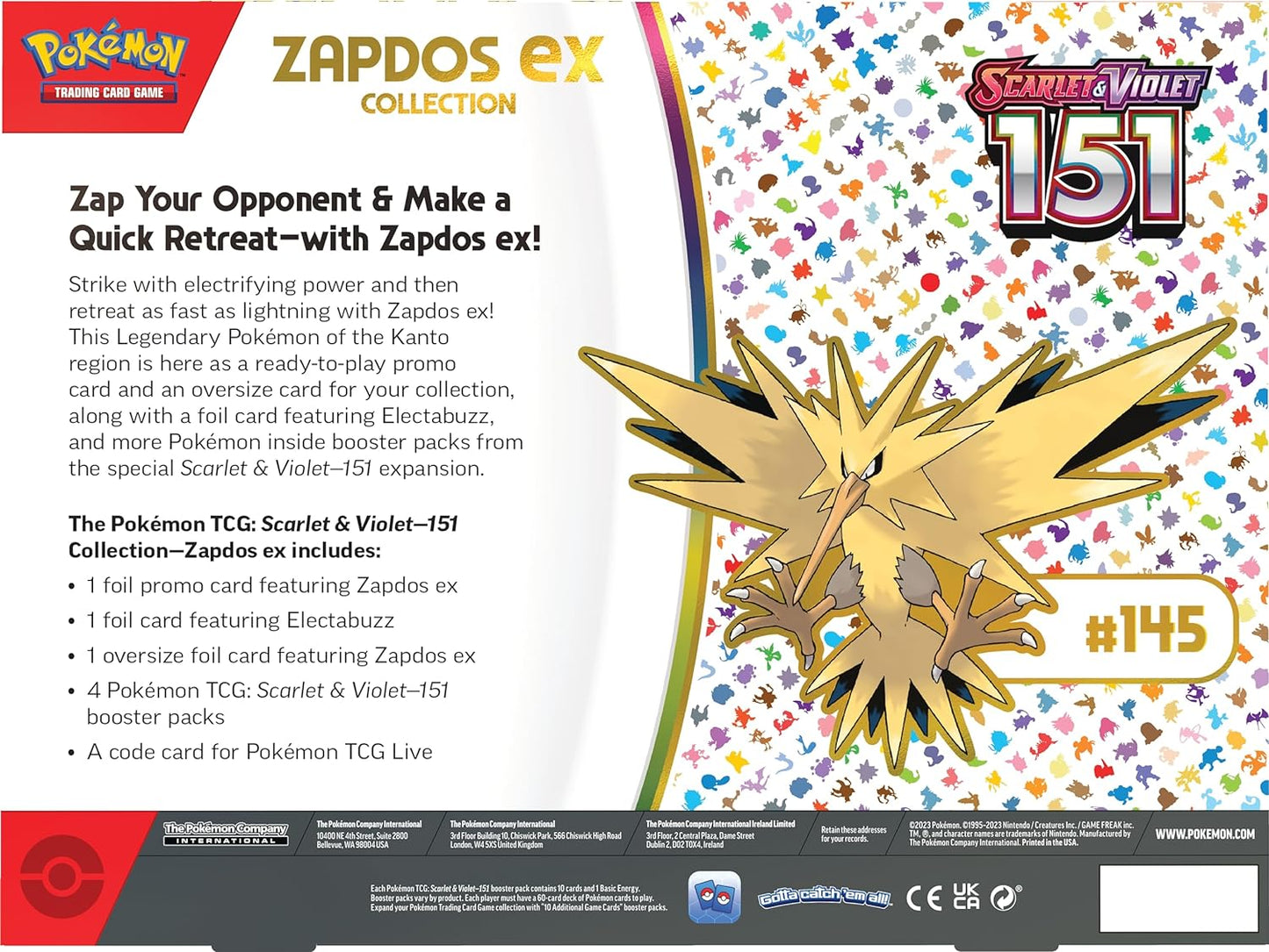 151: Zapdos ex Collection