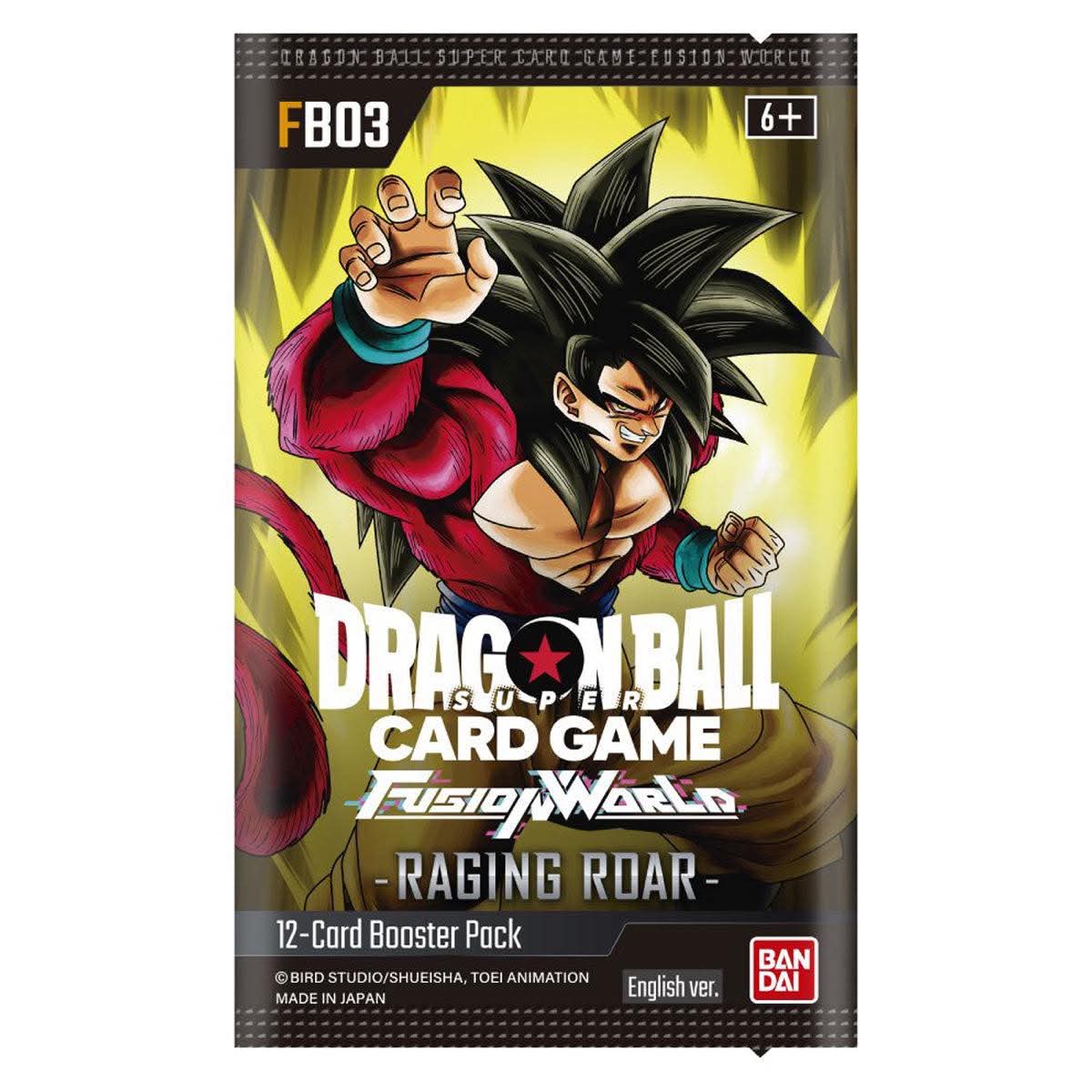 Dragon Ball Fuision World Raging Roar FB03 Pack